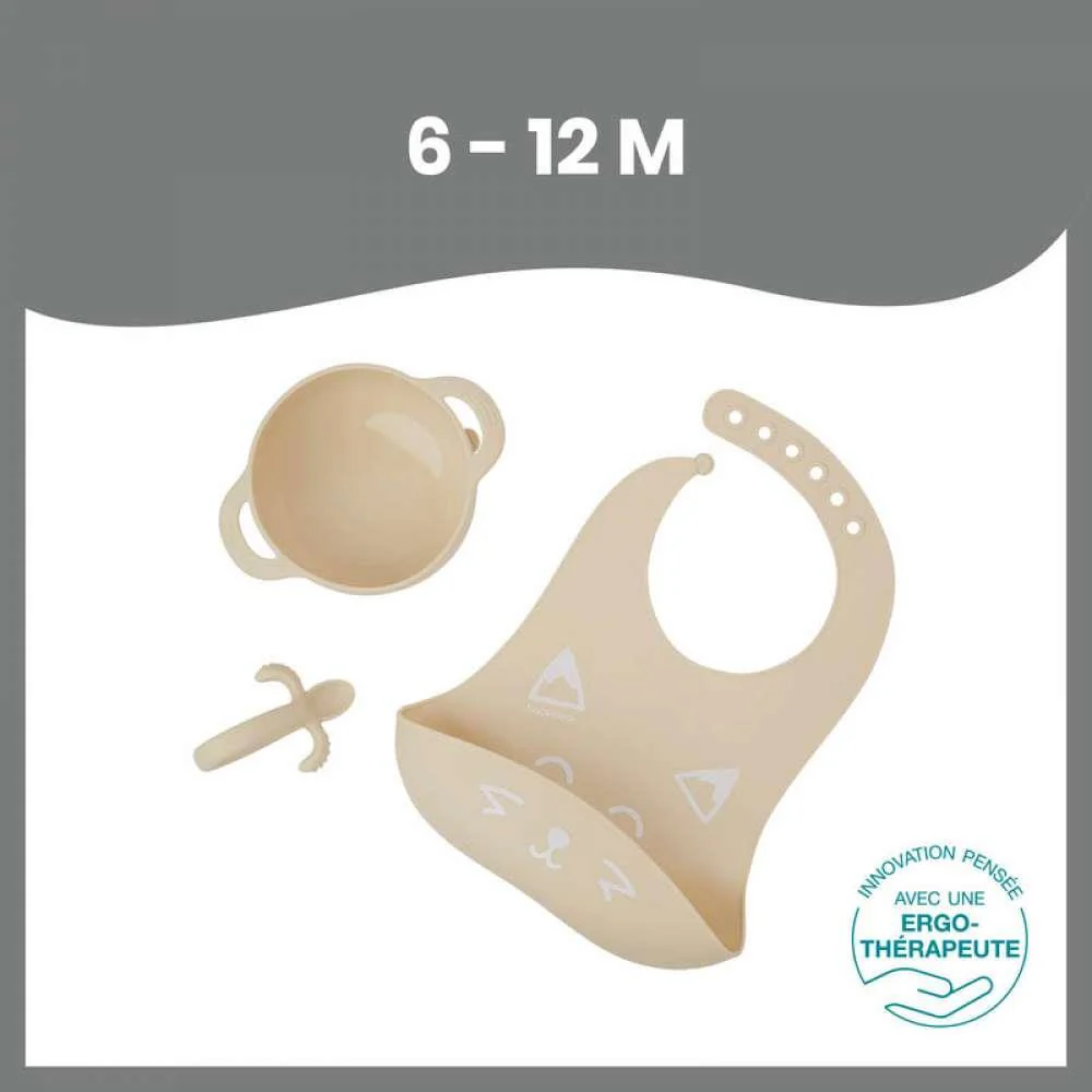 Conjunto de alimentação Babymoov em Silicone Raposa - Image 2