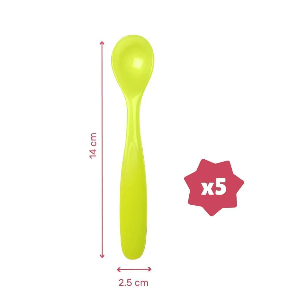 5 Colheres Flexíveis +4M Cores Pastel - Image 3