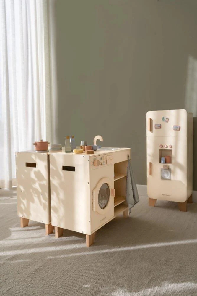 Bancada de Cozinha e Máquina Lavar Roupa em Madeira Little Dutch Essentials - Image 7