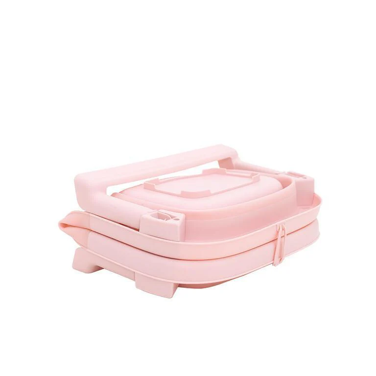 Banheira Dobrável Olmitos com Termómetro e Redutor Pink - Image 2