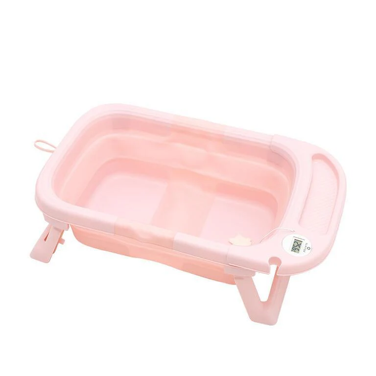 Banheira Dobrável Olmitos com Termómetro e Redutor Pink - Image 3