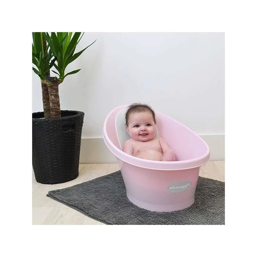 Banheira Shnuggle Rosa com Branco - Image 2