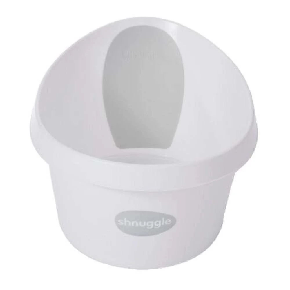 Banheira Shnuggle Branca com Cinza