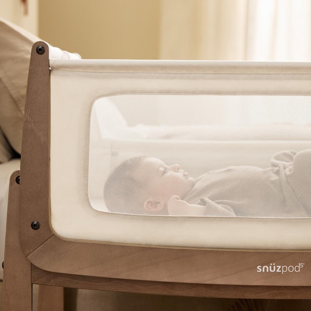 Berço Co-Sleeping SnüzPod 5 Walnut - Image 8