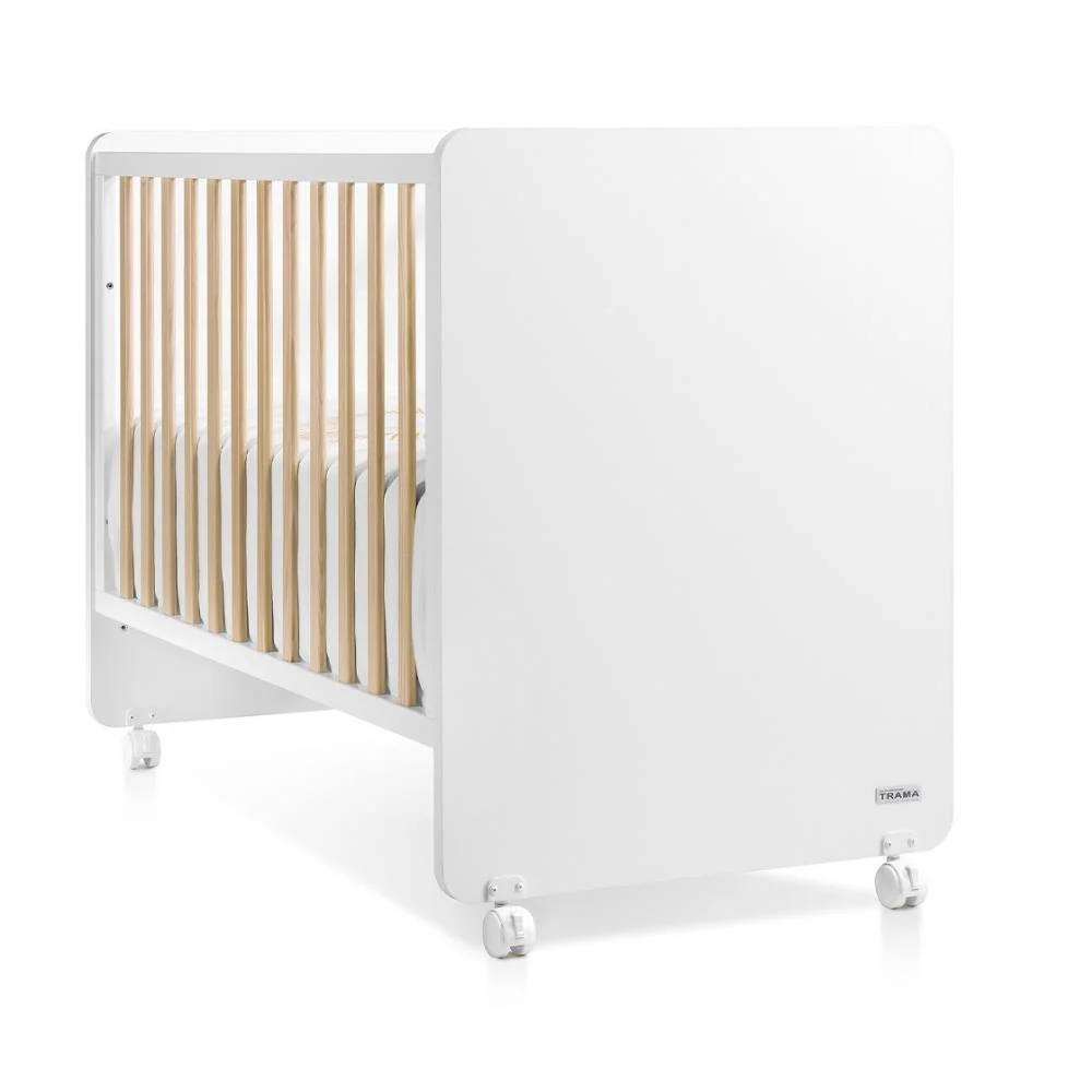 Berço Co-Sleeping Trama Nona Branco Mate/Tola 120x60 cm - Image 2