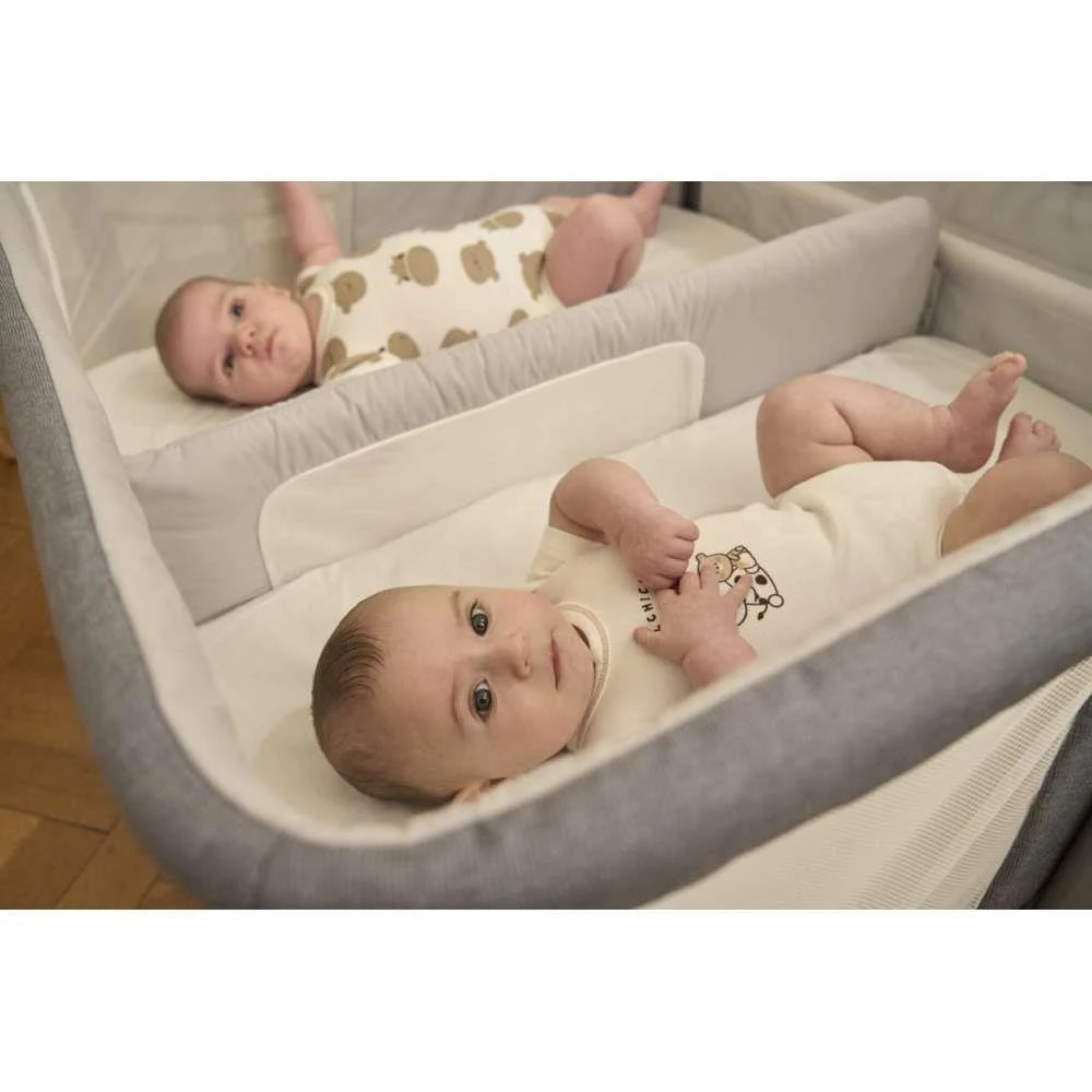 Berço Co-Sleeping para Gémeos Chicco Next2Me Twins Magnet Grey - Image 2