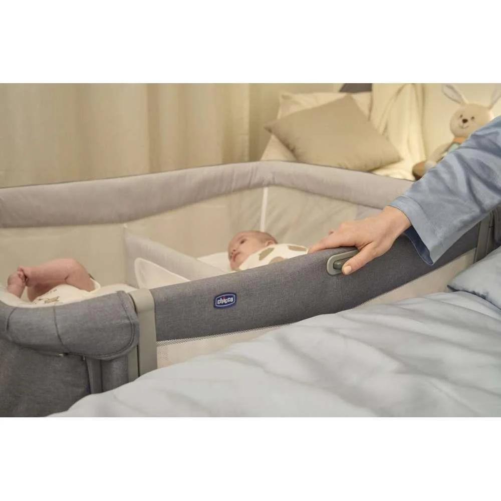Berço Co-Sleeping para Gémeos Chicco Next2Me Twins Magnet Grey - Image 4
