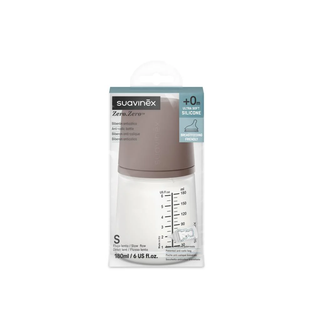 Biberão Suavinex Zero Zero Deep Fluxo L 180ml - Image 3