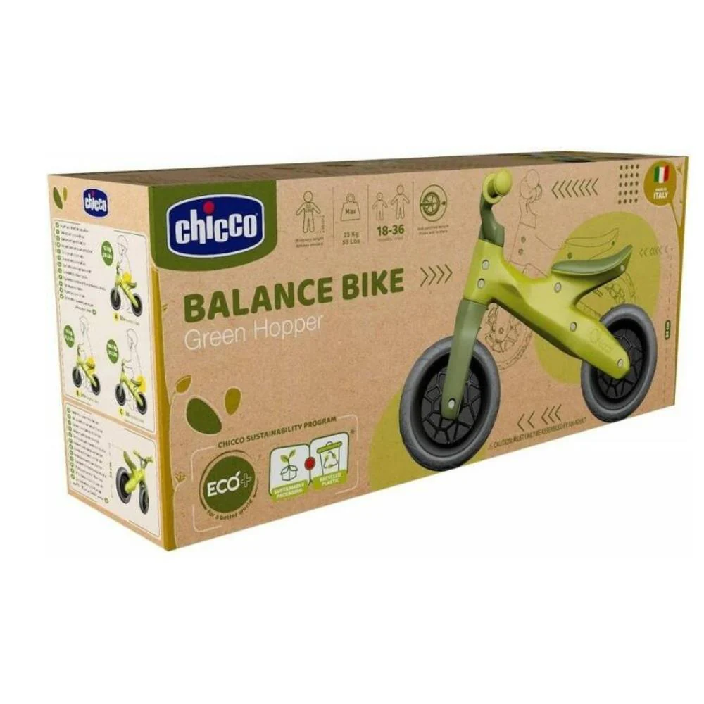 Bicicleta de Equílibro Chicco ECO Verde - Image 4