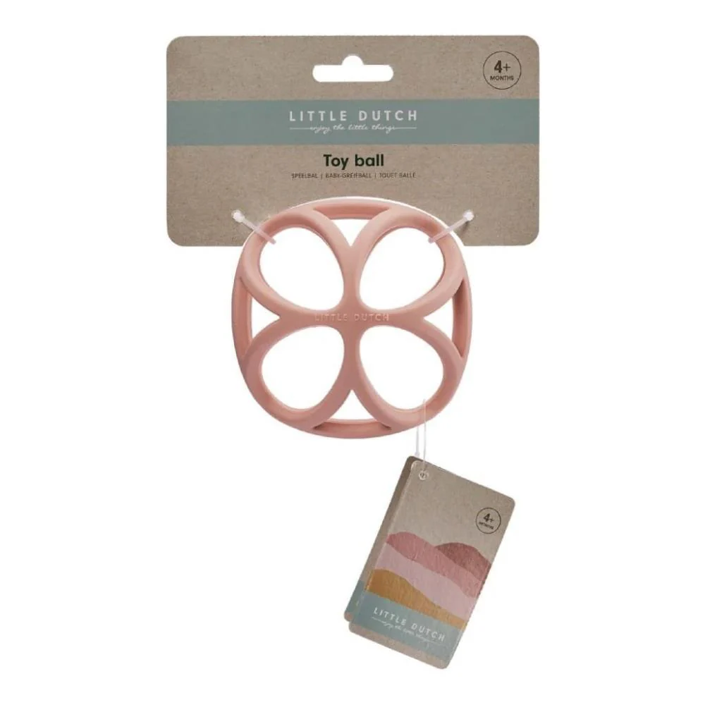 Bola Mordedor em Silicone Little Dutch Rosa - Image 3