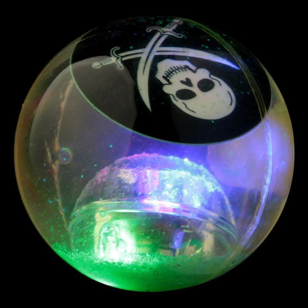 Bola Saltitona Pirata com Luz Led 6 cm - Image 3