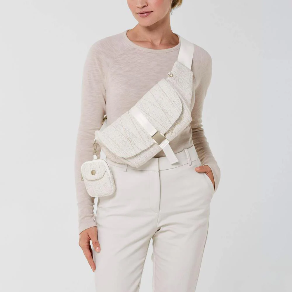 Bolsa de Cintura Cybex Platinum Bouclé Cream White - Image 3