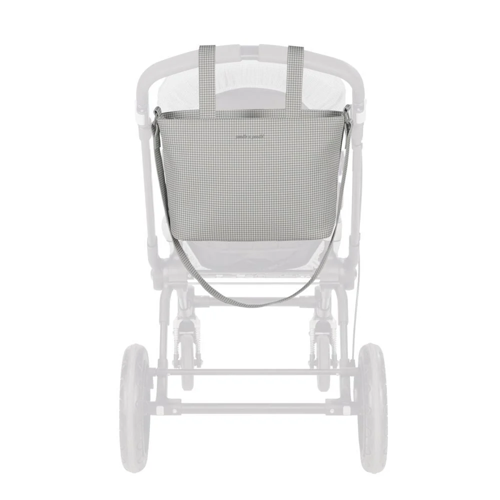 Mala Tiracolo Pasito a Pasito Little Bloom Vichy Grey - Image 9