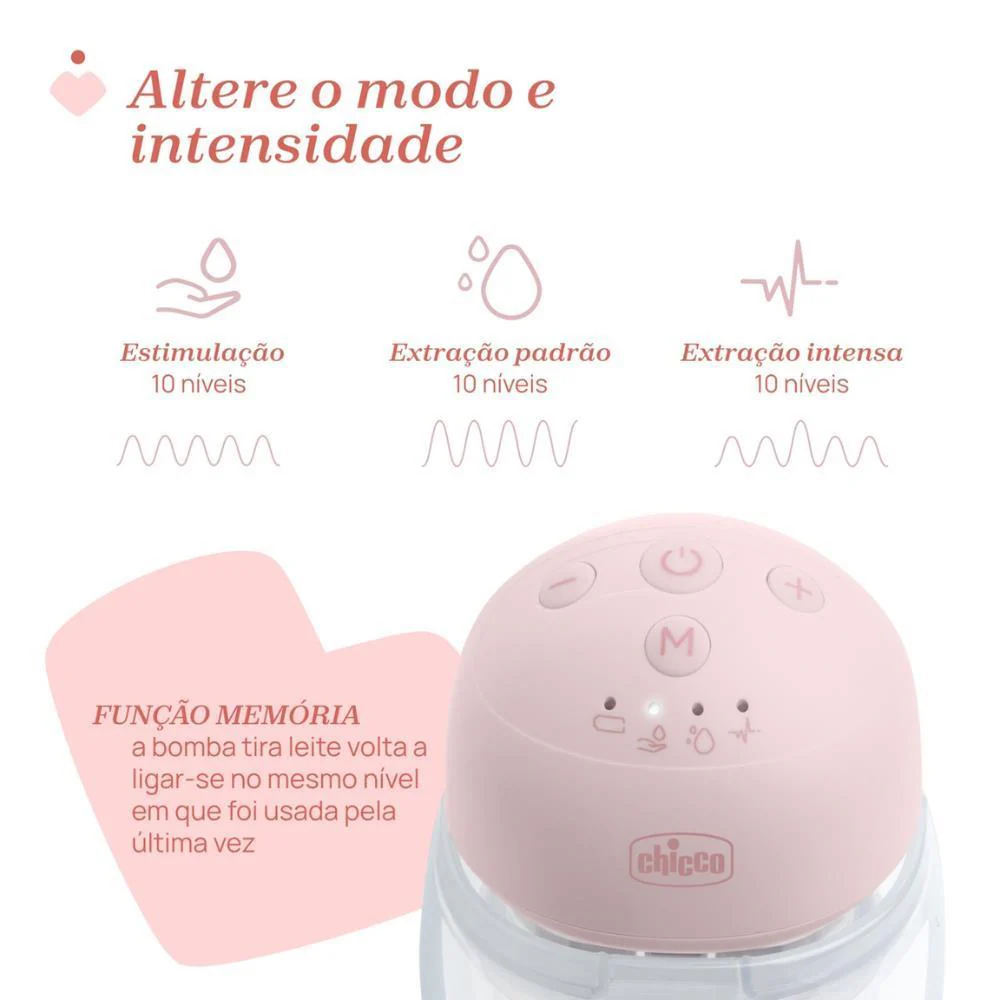Bomba Tira-Leite Elétrica Mãos Livres Dupla Chicco - Image 5