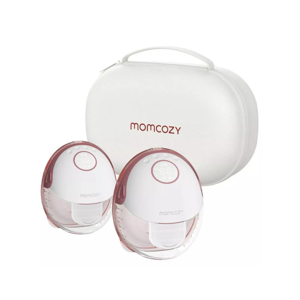 Bomba Tira-Leite Mãos Livres Momcozy M6 Dupla Red