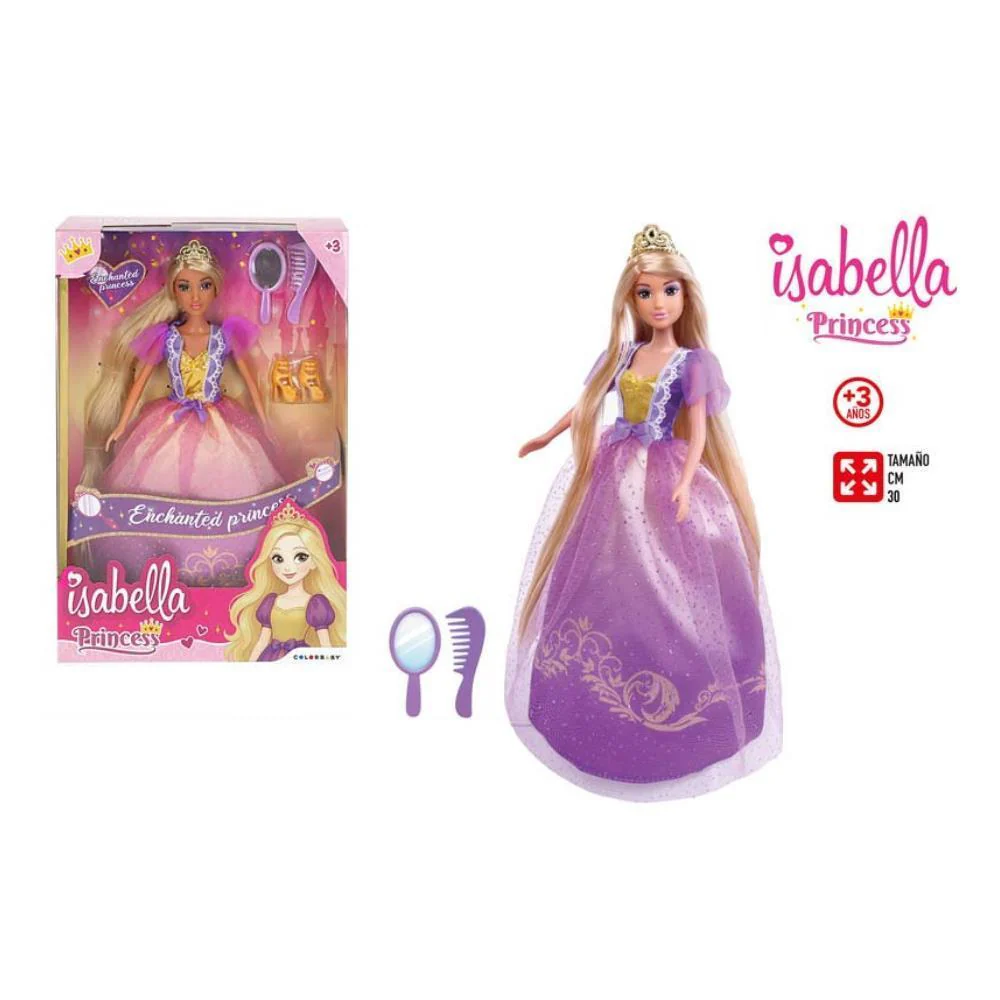 Boneca Princesa Isabella Encantada 30 cm com Acessórios - Image 2