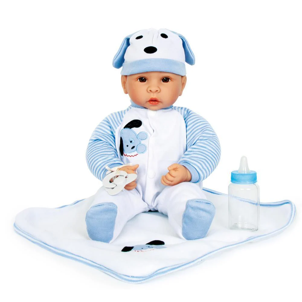Boneco Small Foot Benno com Manta e Acessórios 40cm