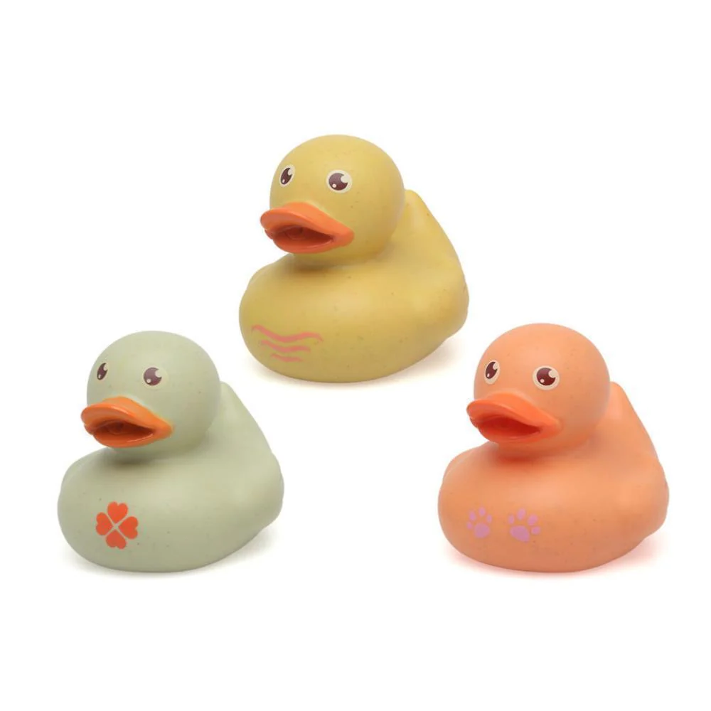 Brinquedo Banho Kiokids Eco Anti-Mofo Pato 8cm