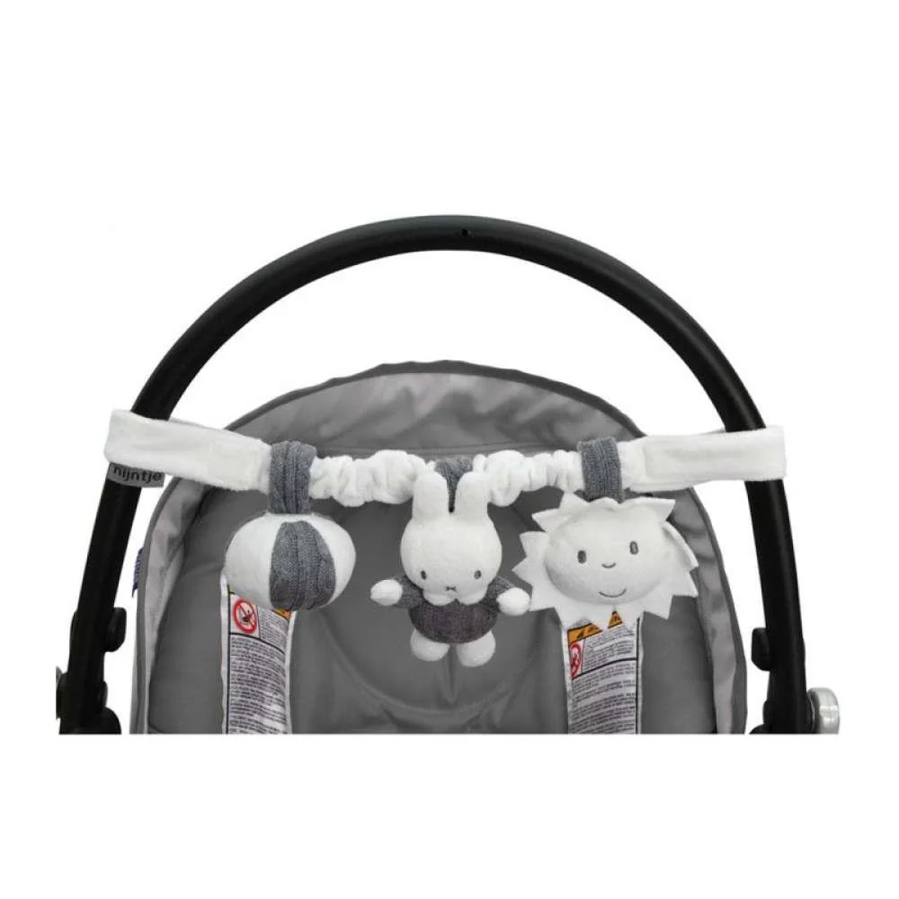 Cadeia de Brinquedos para Carrinho Miffy Cinza