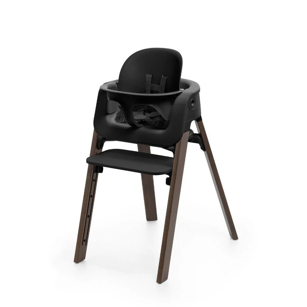 Cadeira da Papa Stokke Steps Black/Warm Brown - Image 3