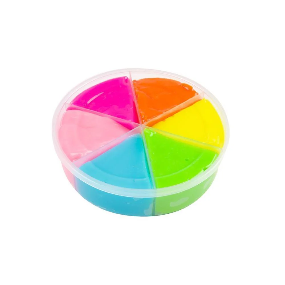 Caixa com 6 Cores Slime Putty Rainbow Stretchy - Image 2
