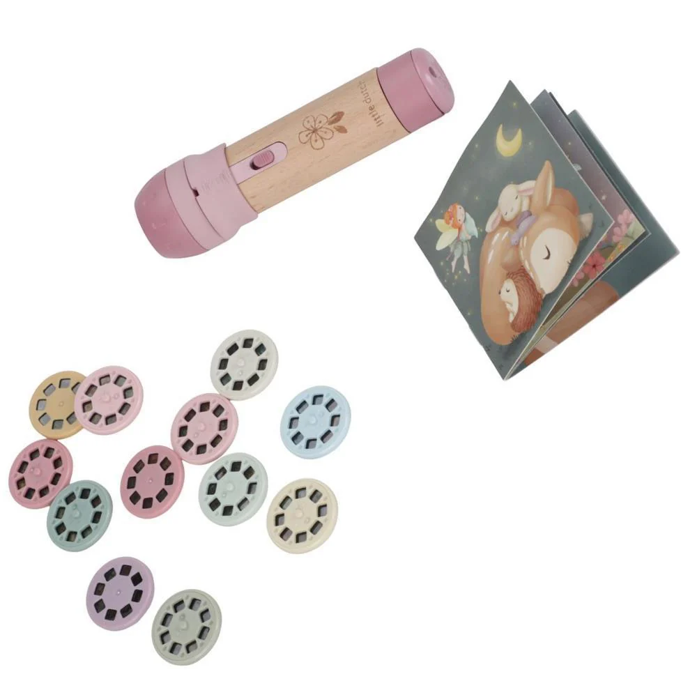 Caixa com Lanterna Projetora e Histórias Little Dutch Pink - Image 3