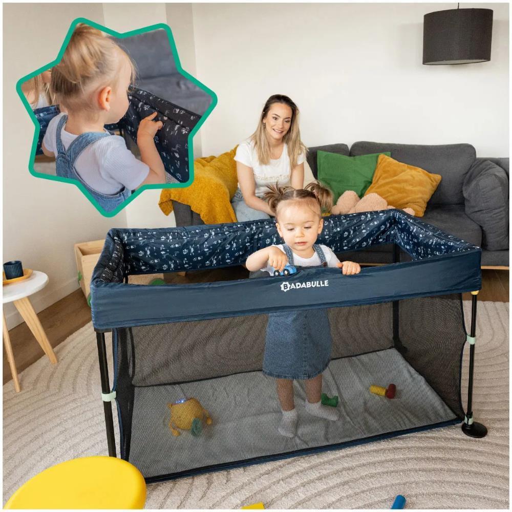 Cama de Viagem Badabulle Easy Clip Azul - Image 10