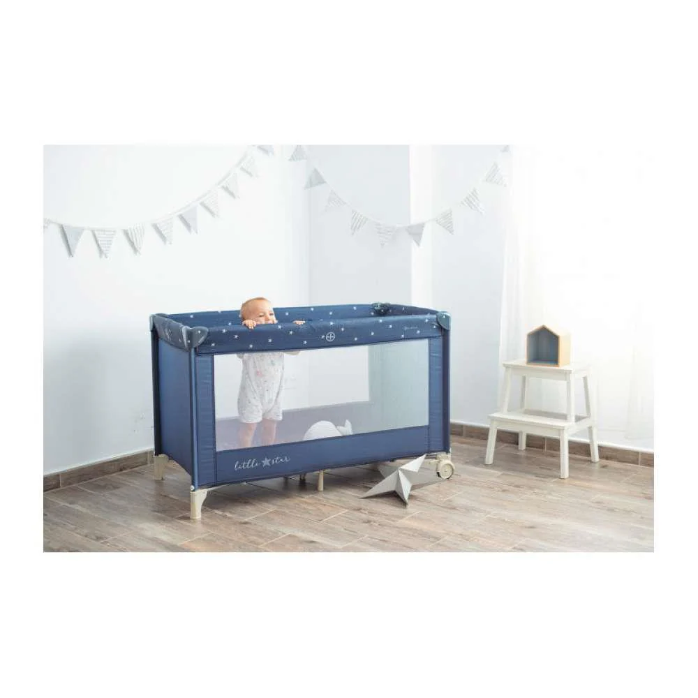 Cama de Viagem Olmitos Little Star Azul - Image 7