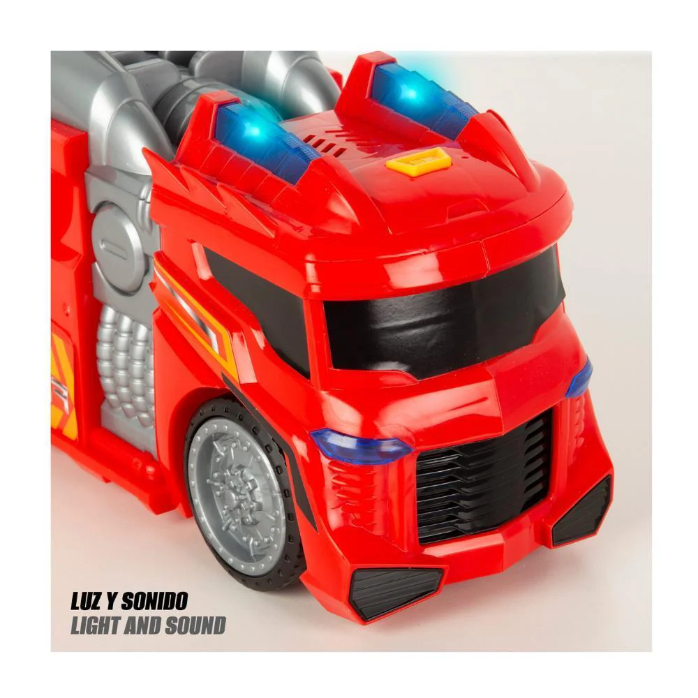 Camião dos Bombeiros Teamsterz Mean Machines com Luz e Som - Image 4