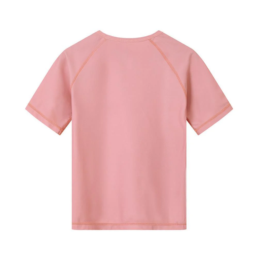 Camisola de Praia de Manga Curta UPF50+ Monnëka Whale Pink Rosa 6-12m - Image 2