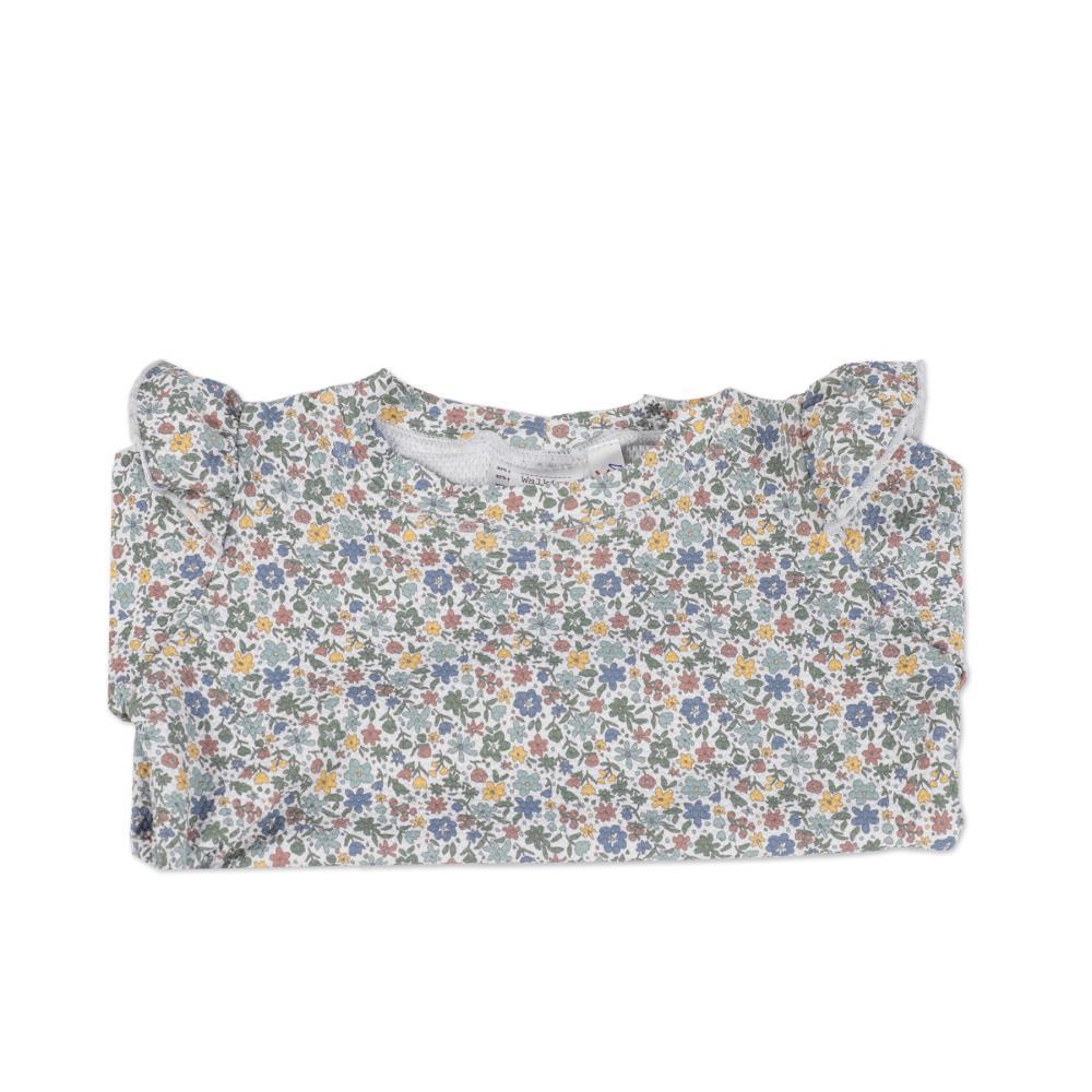 Camisola de Praia Walking Mum Summer Flowers UPF50+ Tamanho M 12-24m - Image 2