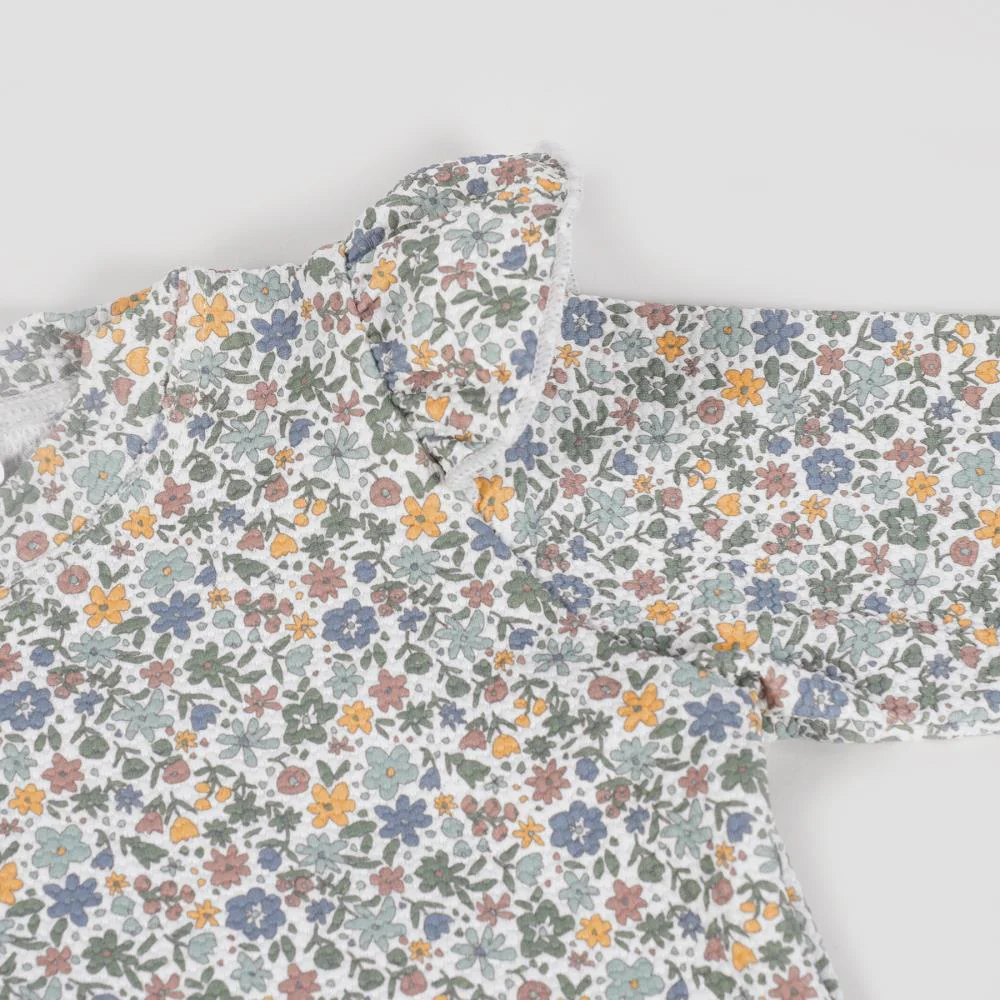 Camisola de Praia Walking Mum Summer Flowers UPF50+ Tamanho M 12-24m - Image 3