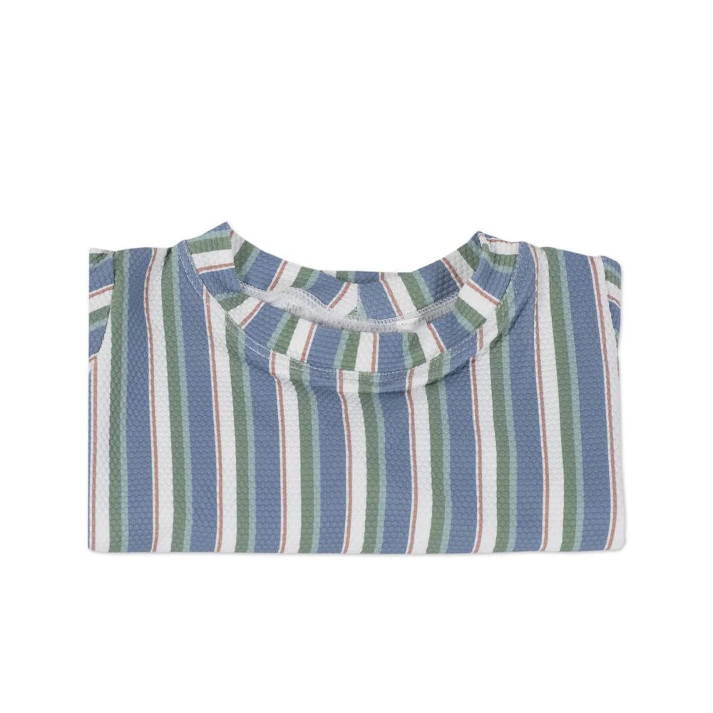 Camisola de Praia Walking Mum Summer Strips UPF50+ Tamanho M 12-24m - Image 2