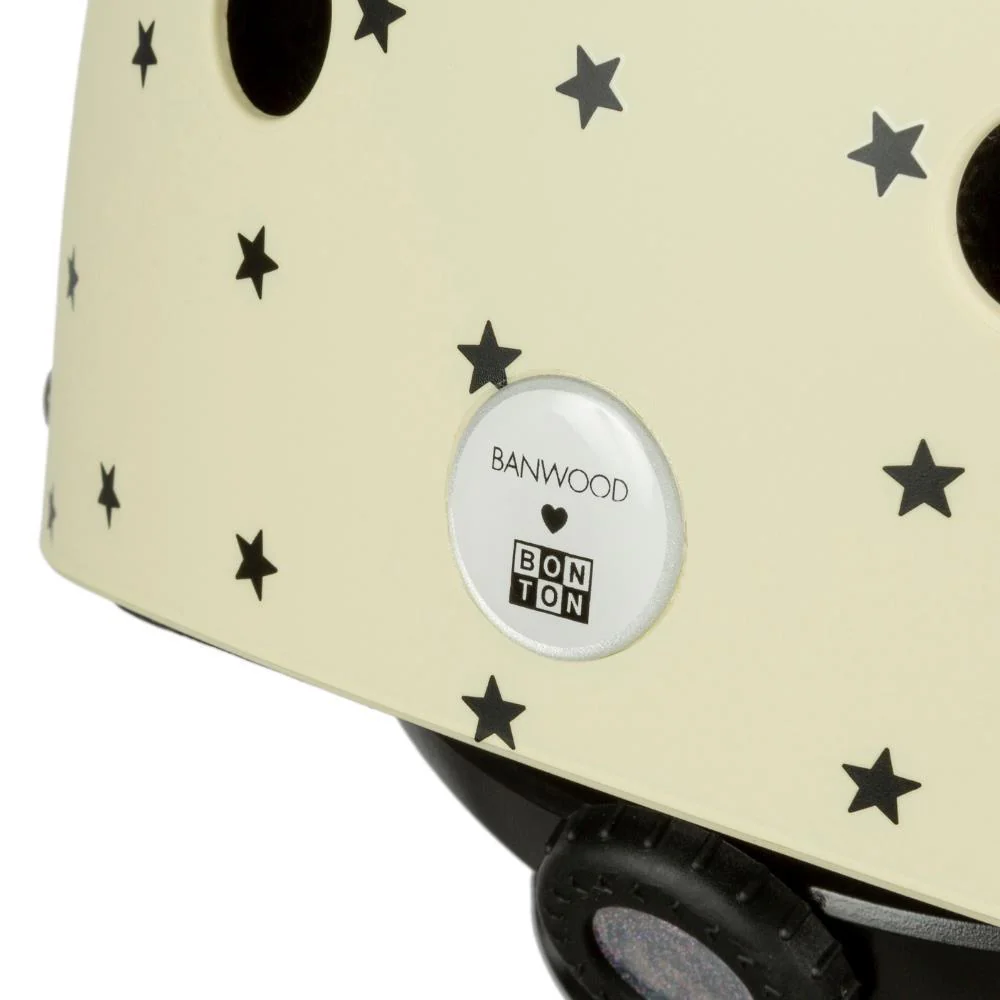 Capacete Banwood Estrelas Matte Cream - Image 2