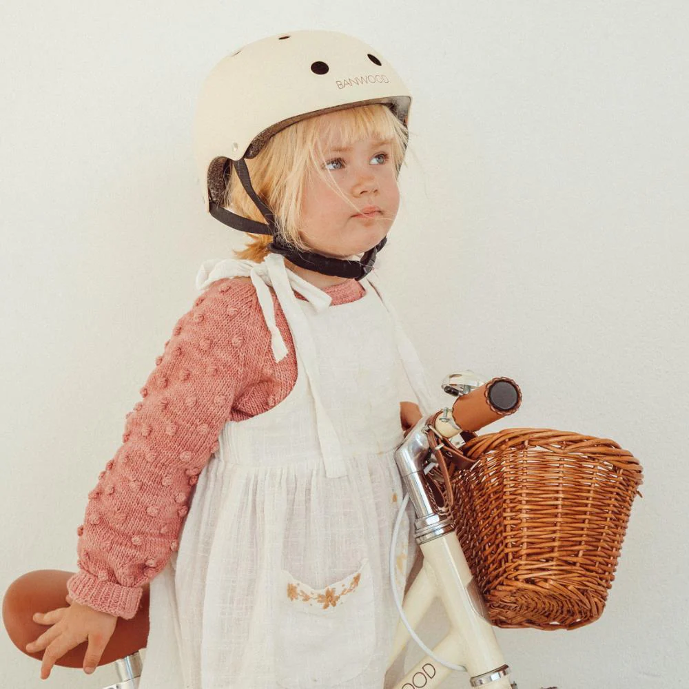 Capacete Banwood Estrelas Matte Cream - Image 5