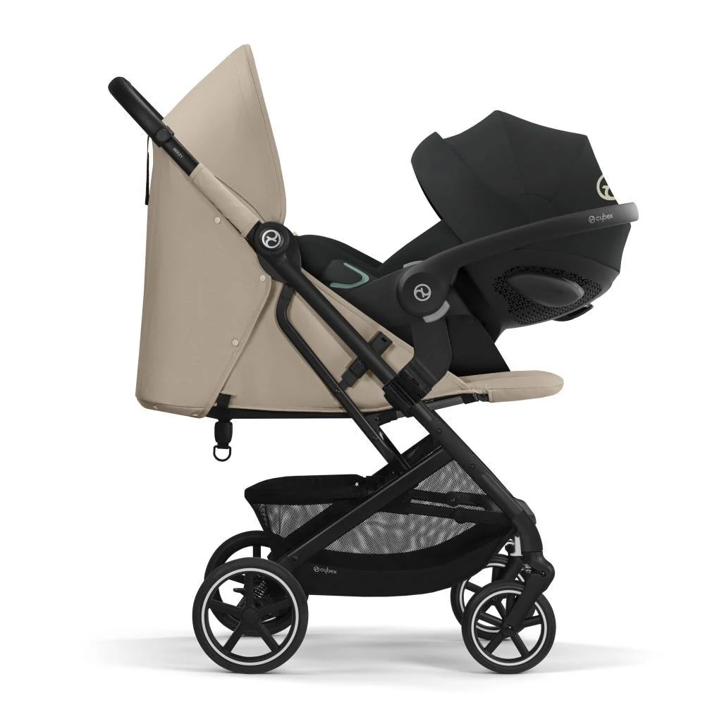 Carrinho Cybex Beezy BLK Almond Beige - Chassis Preto (Coleção 2025) - Image 3