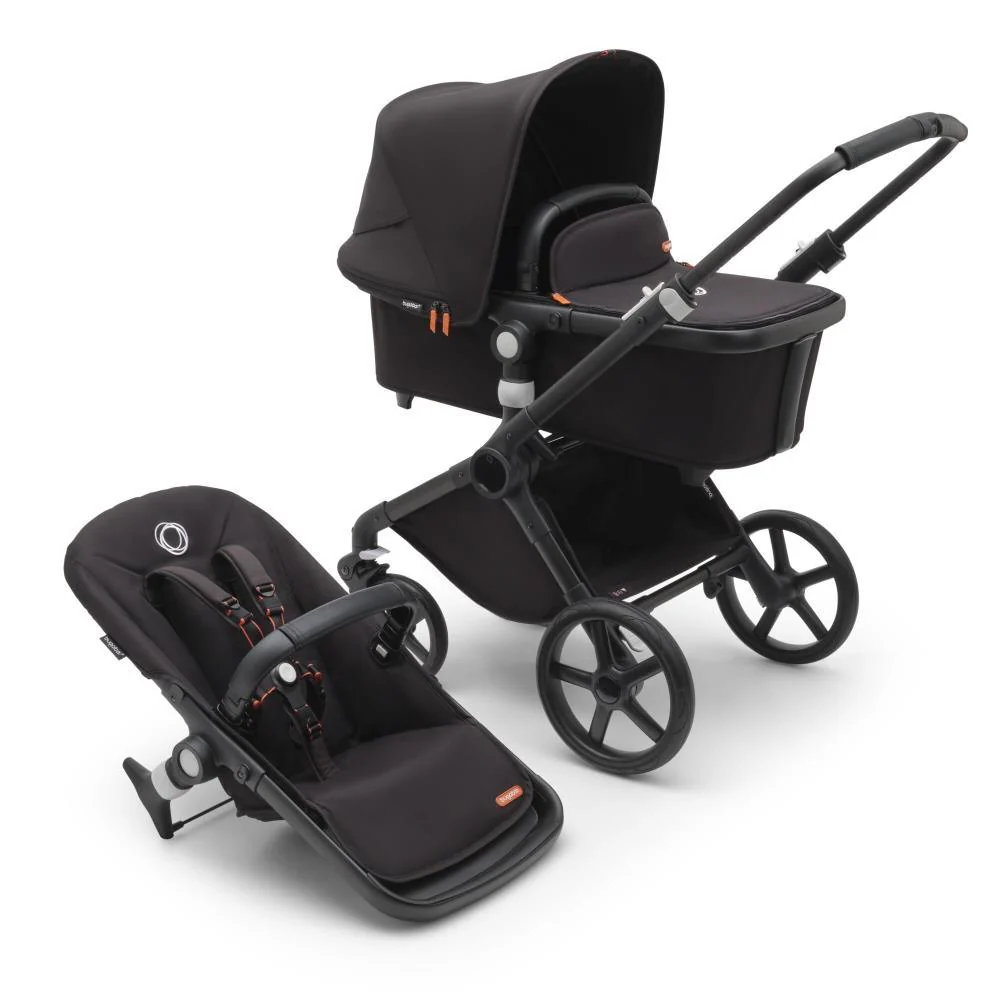 Carrinho Bugaboo Fox Cub Completo Black/Midnight Black - Image 2