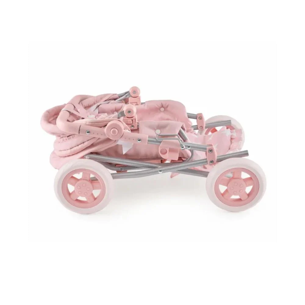 Carrinho com Alcofa para Bonecas La Nina Carlota Pink 68cm - Image 2