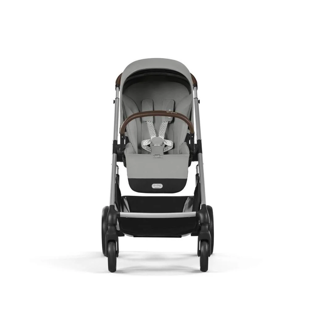 Carrinho Cybex Balios S Lux SLV B Stone Grey - Chassis Prateado - Image 2