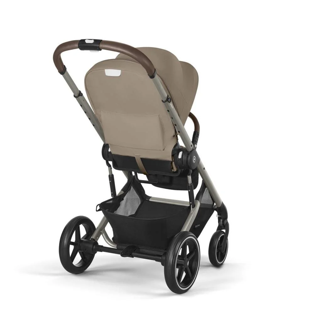 Carrinho Cybex Balios S Lux TPE Almond Beige - Chassis Taupe - Image 5