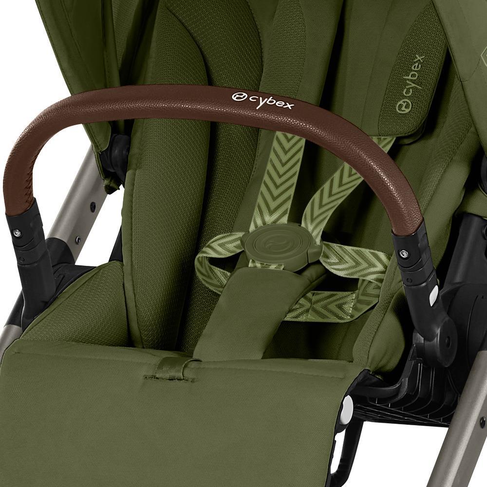 Carrinho Cybex Balios S Lux TPE Moss Green - Chassis Taupe - Image 6