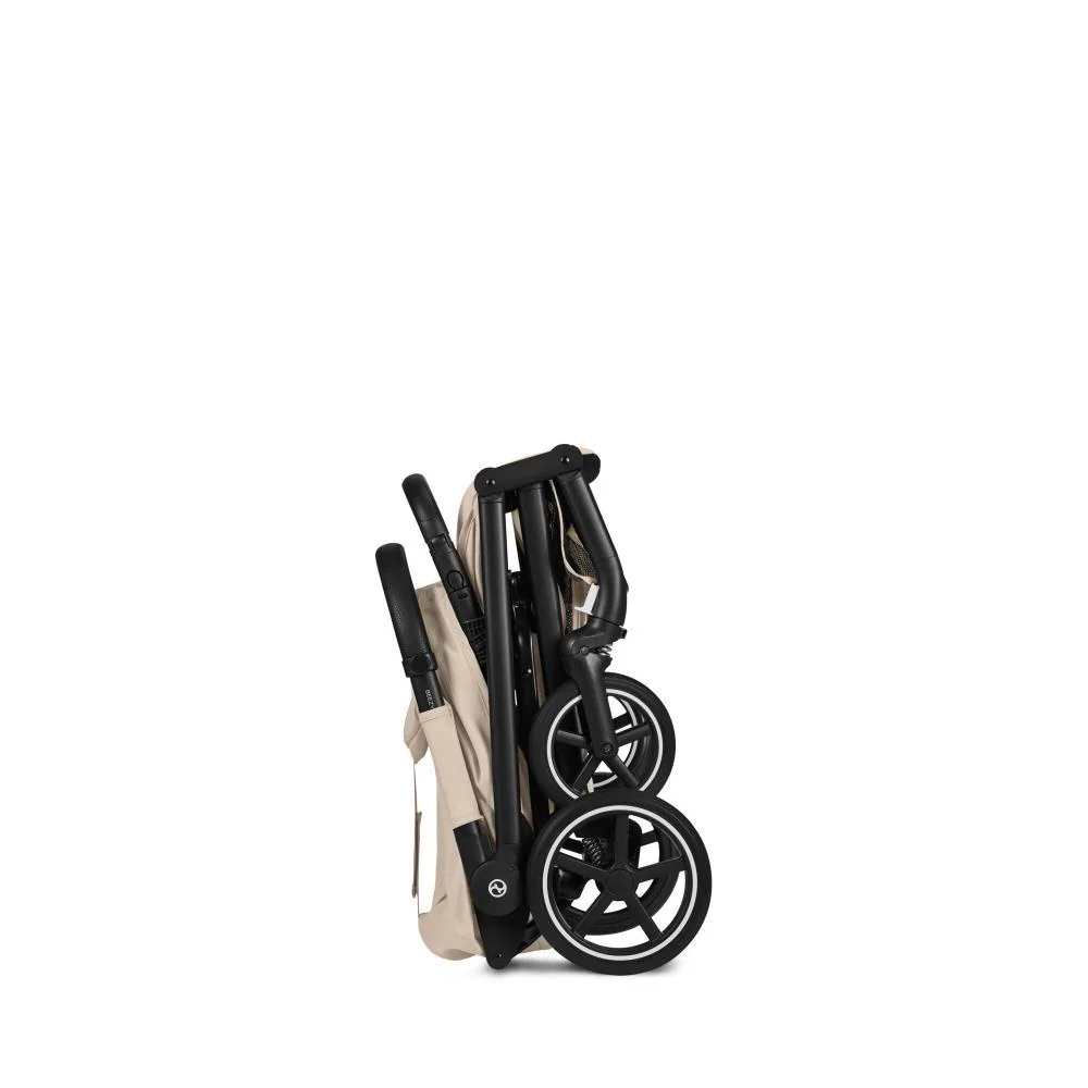 Carrinho Cybex Beezy BLK Almond Beige - Chassis Preto - Image 5