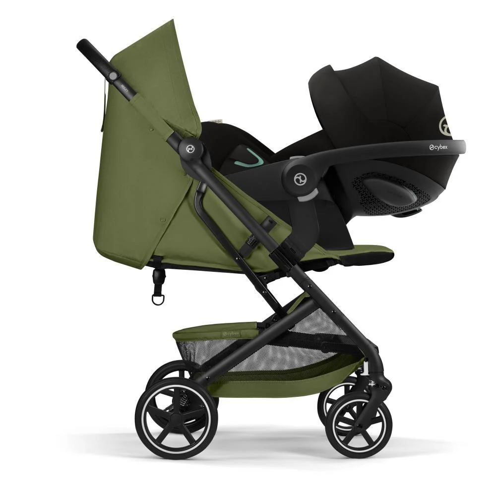 Carrinho Cybex Beezy BLK Moss Green - Chassis Preto - Image 6