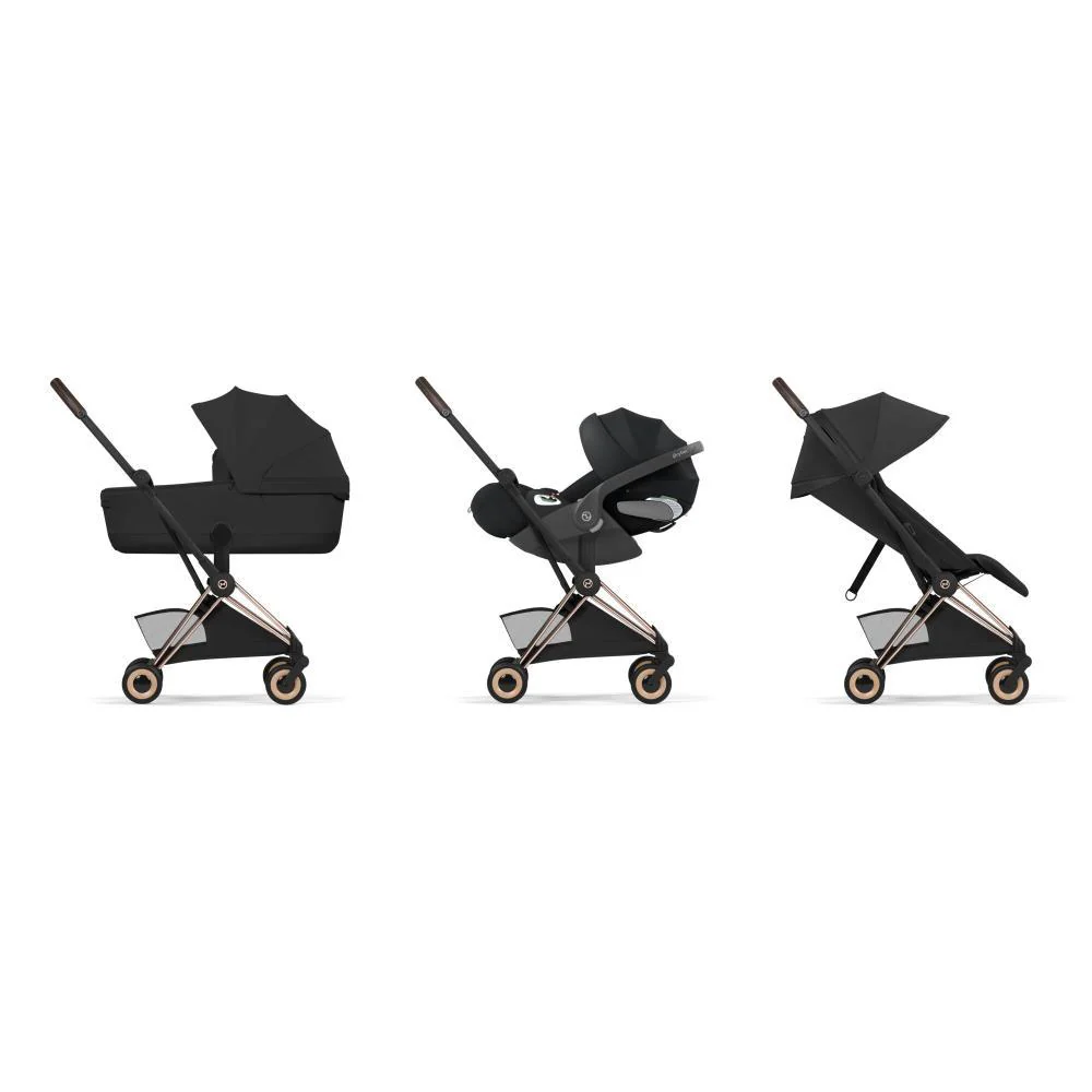 Carrinho Cybex Platinum Coya Style Rosegold Sepia Black - Image 7