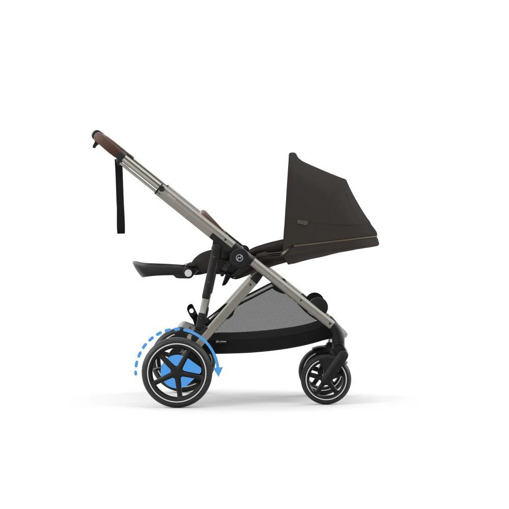 Carrinho Cybex e-Gazelle S TPE Chocolate Brown - Chassis Taupe - Image 4