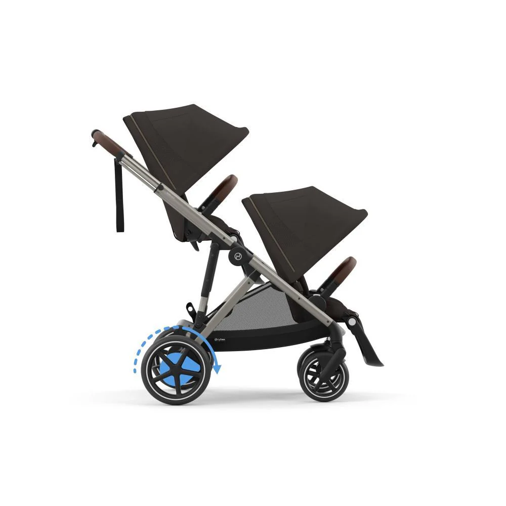 Carrinho Cybex e-Gazelle S TPE Chocolate Brown - Chassis Taupe - Image 5