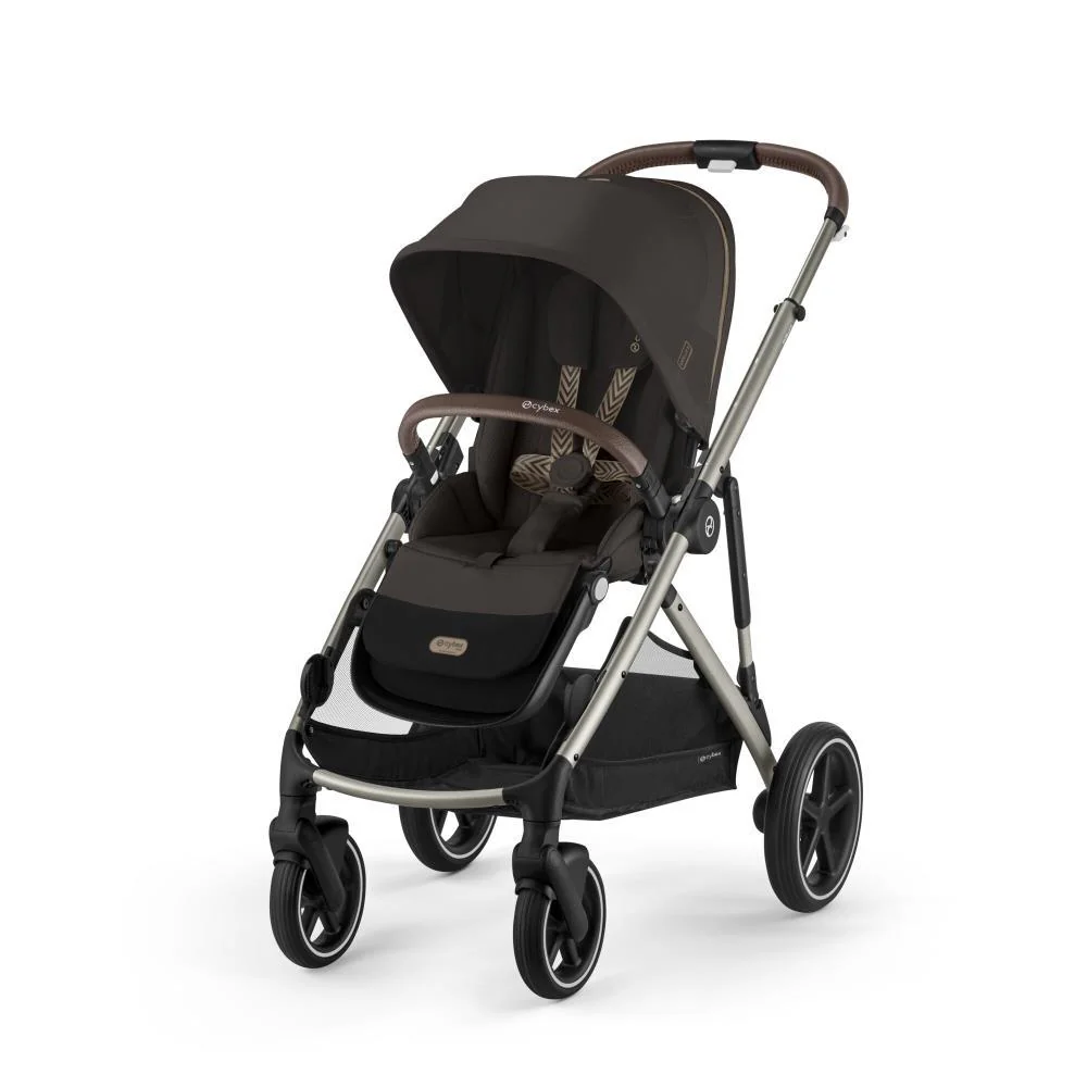 Carrinho Cybex Gazelle S TPE Chocolate Brown - Chassis Taupe