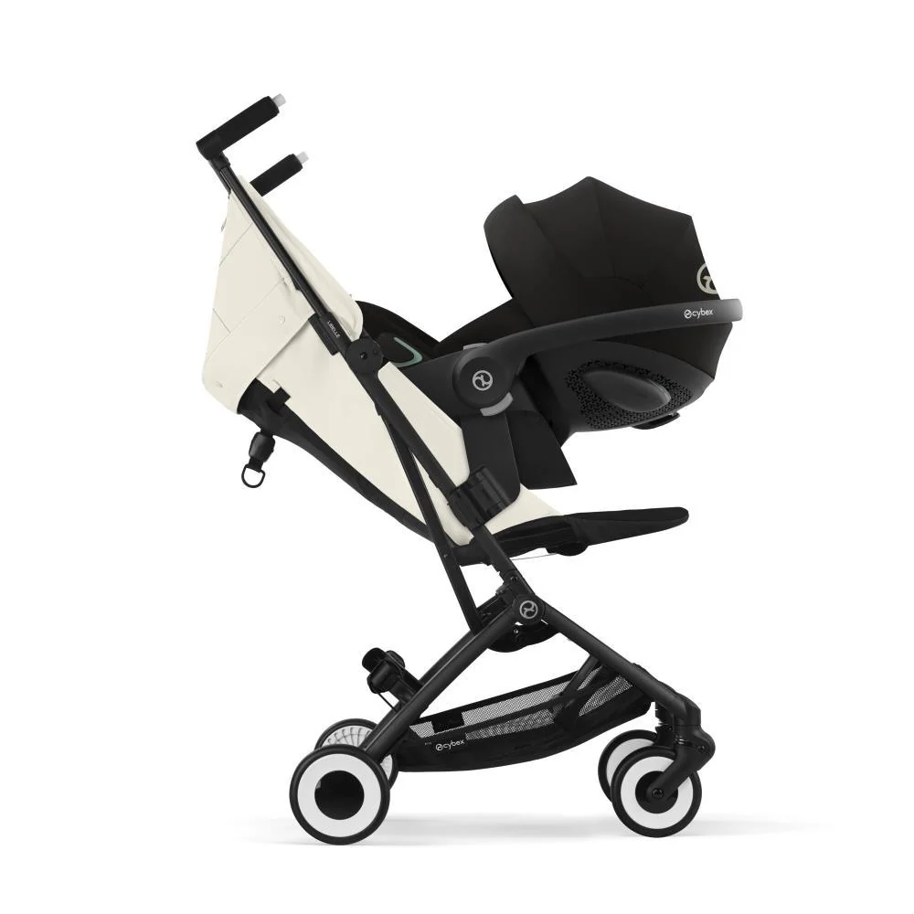 Carrinho Cybex Libelle BLK Canvas White - Chassis Preto (Coleção 2025) - Image 8