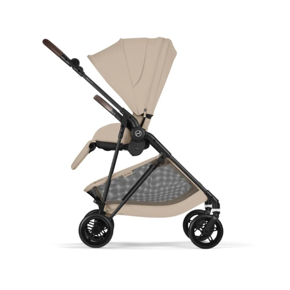 Carrinho Cybex Melio Carbon Almond Beige - Image 3