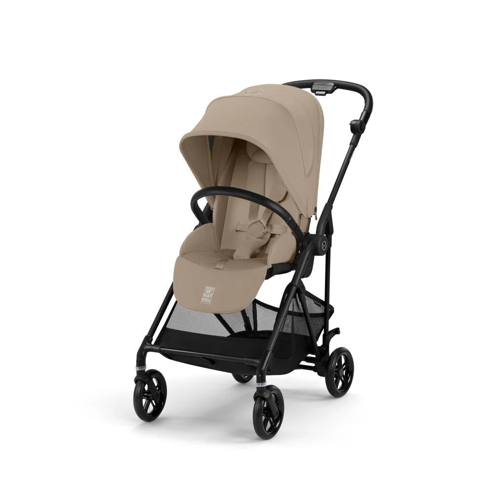 Carrinho Cybex Melio Carbon Almond Beige (Coleção 2025)